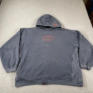 Vintage Split Skateboard Hoodie Mens Size XL Grey Pullover Grunge Y2K 90s *